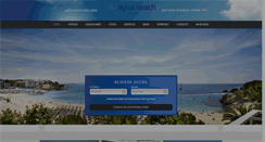 Desktop Screenshot of hotel-aguabeach.com